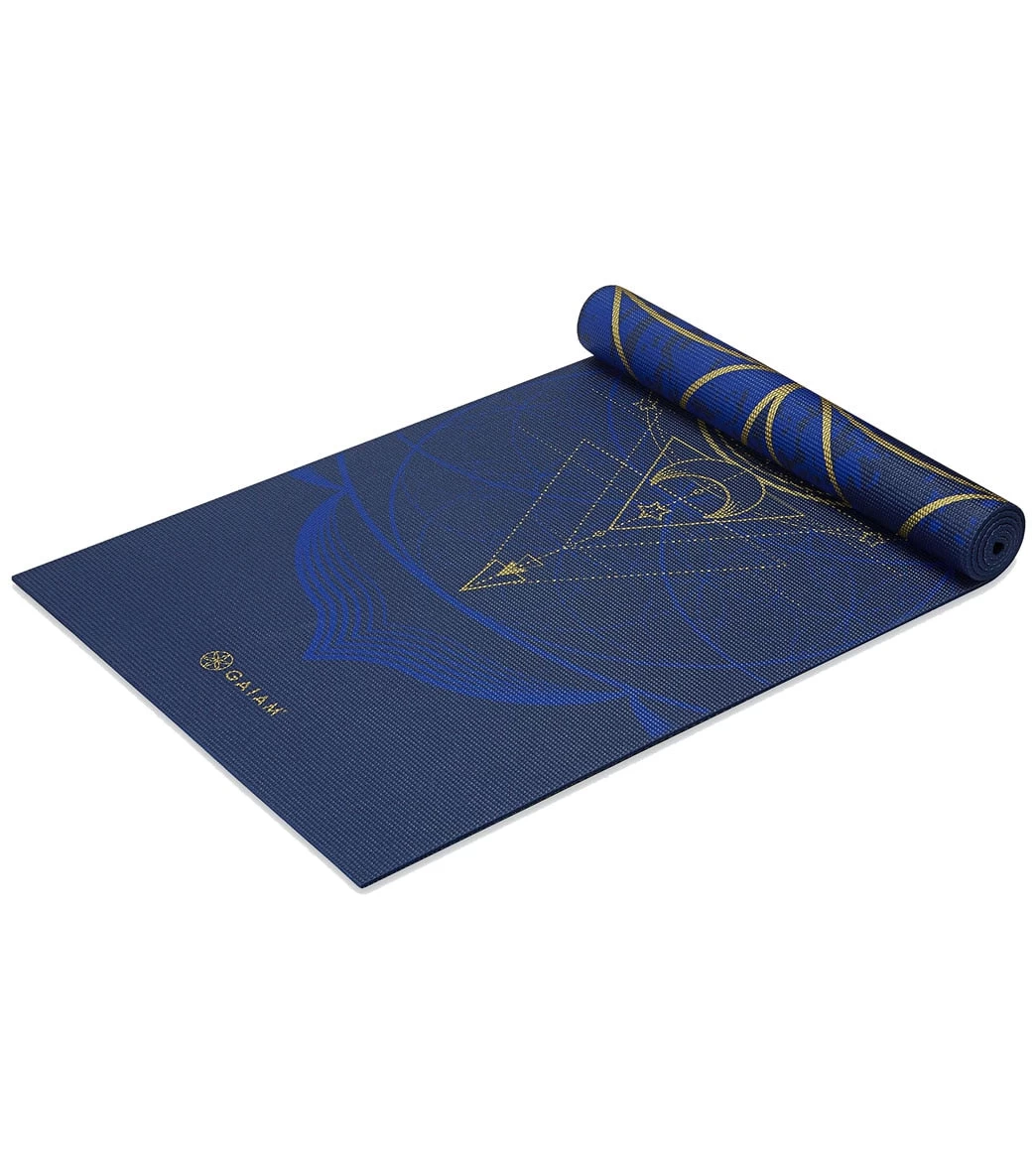Gaiam Solar Metallic Yoga Mat 68" 6mm - Image 2