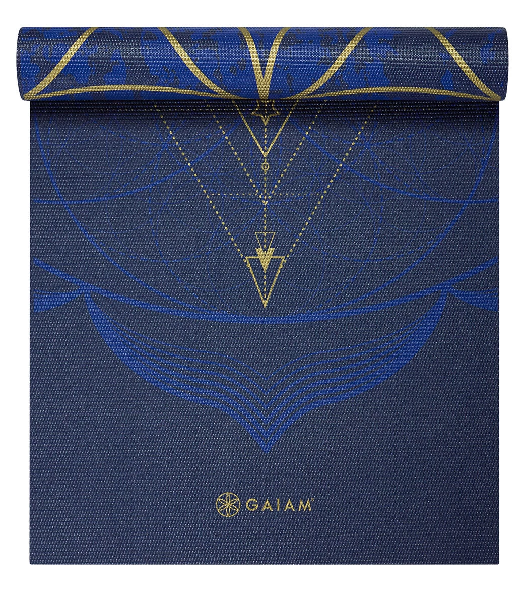 Gaiam Solar Metallic Yoga Mat 68" 6mm - Image 3
