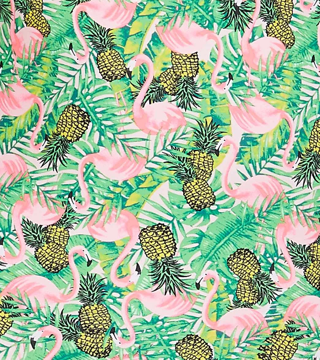 Flamingo Frenzy Thin Strap One Piece Swimsuit - Image 6