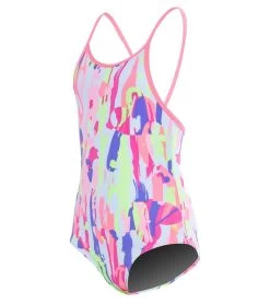 FUNKITA Toddler Girls' Heart Splatter One Piece Swimsuit
