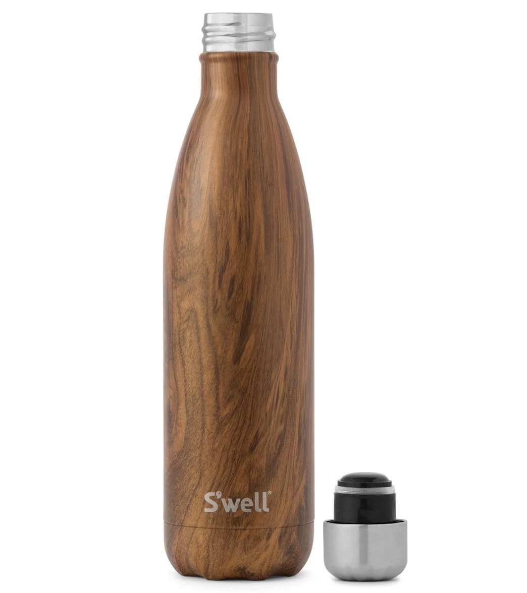 Teakwood 25oz Stainless Steel Water Bottle - Image 2