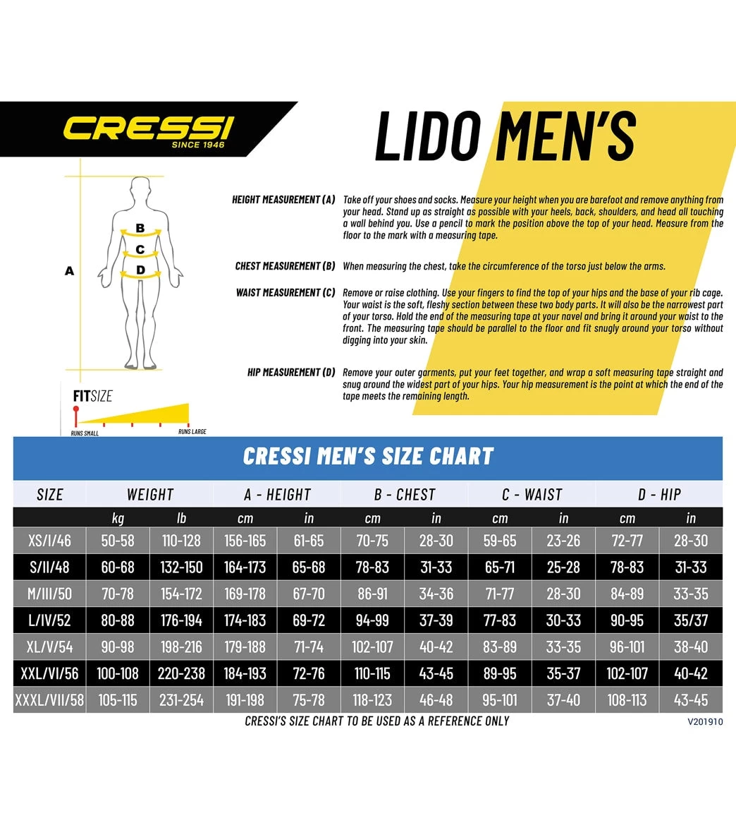 CRESSI Men's 2mm Lido Short Sleeve Springsuit Wetsuit - Image 8