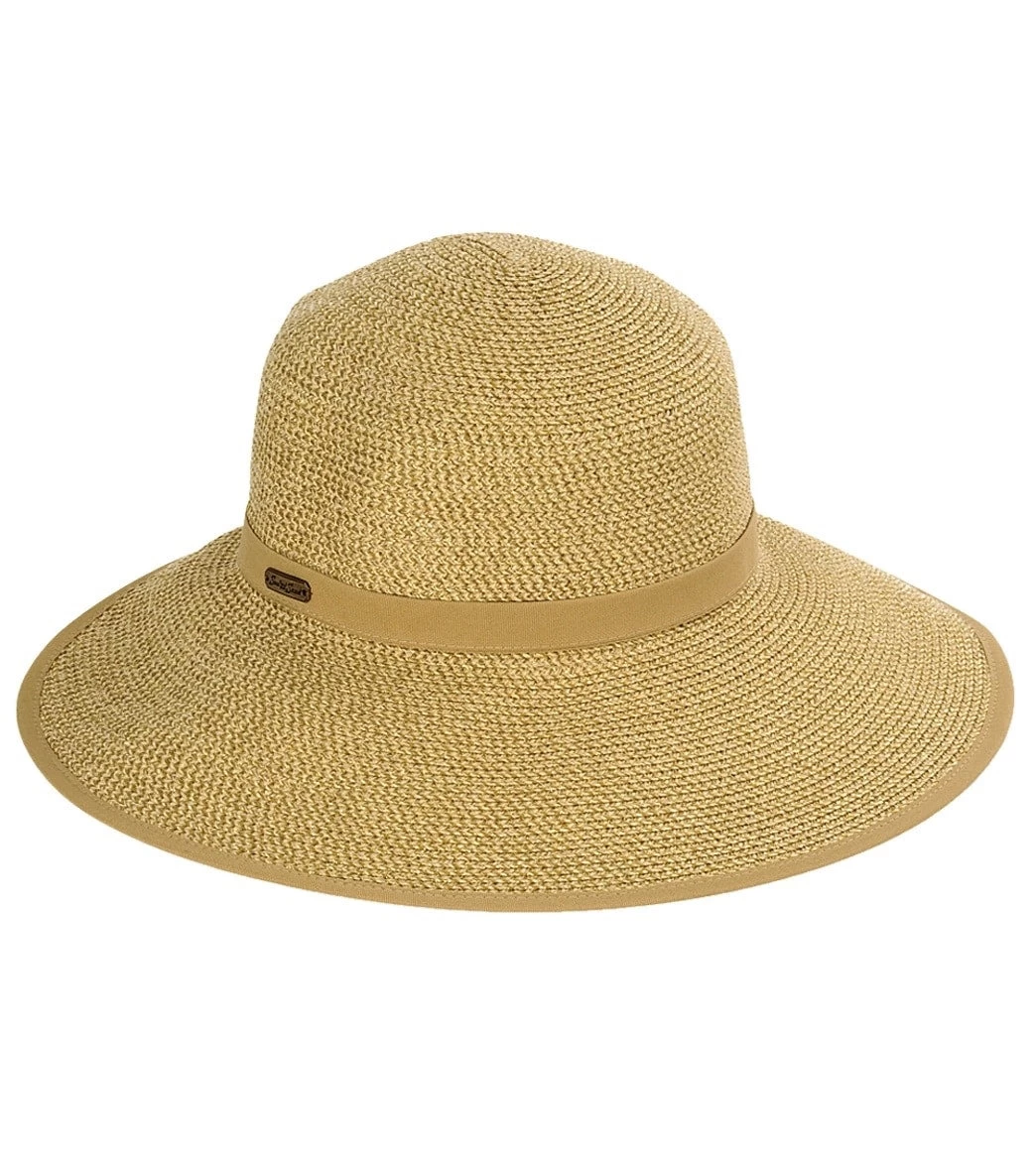 Women's Backless Paperbraid 4" Beach Brim Hat