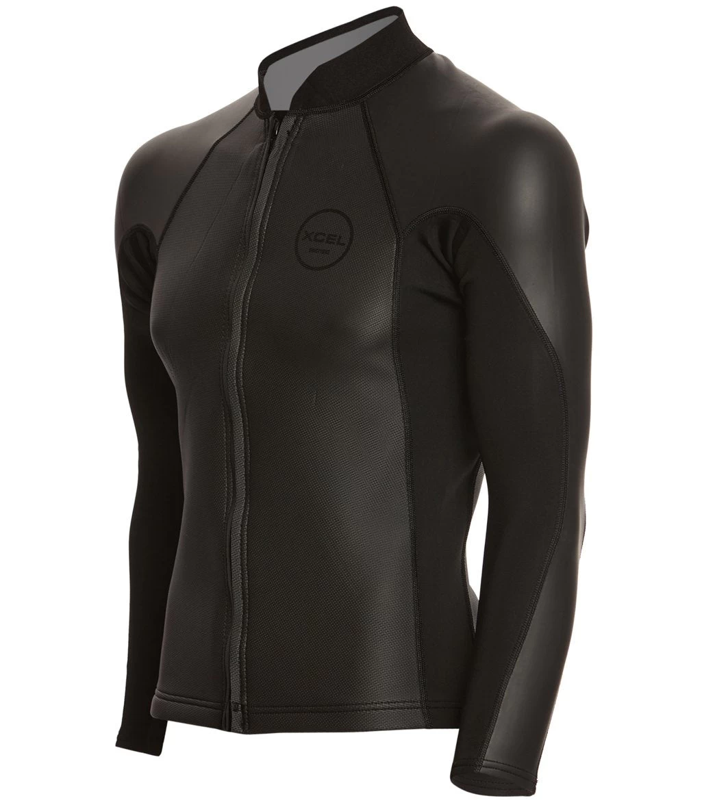Xcel Men's 2/1MM Axis SharkSkin Front Zip Wetsuit Jacket - Image 2