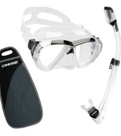 CRESSI Scuba Big Eyes Mask & Dry Snorkel Set