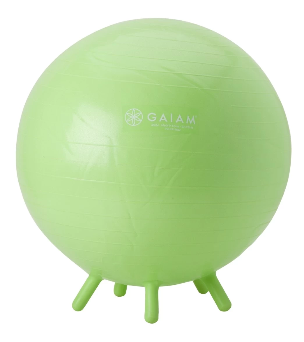 Gaiam Kids Stay-N-Play Stability Ball Lime