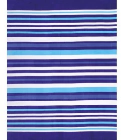 Dohler Horizontal Bold Stripes Beach Towel 58" X 74"