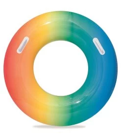 Rainbow Swim 36" Tube With Handles