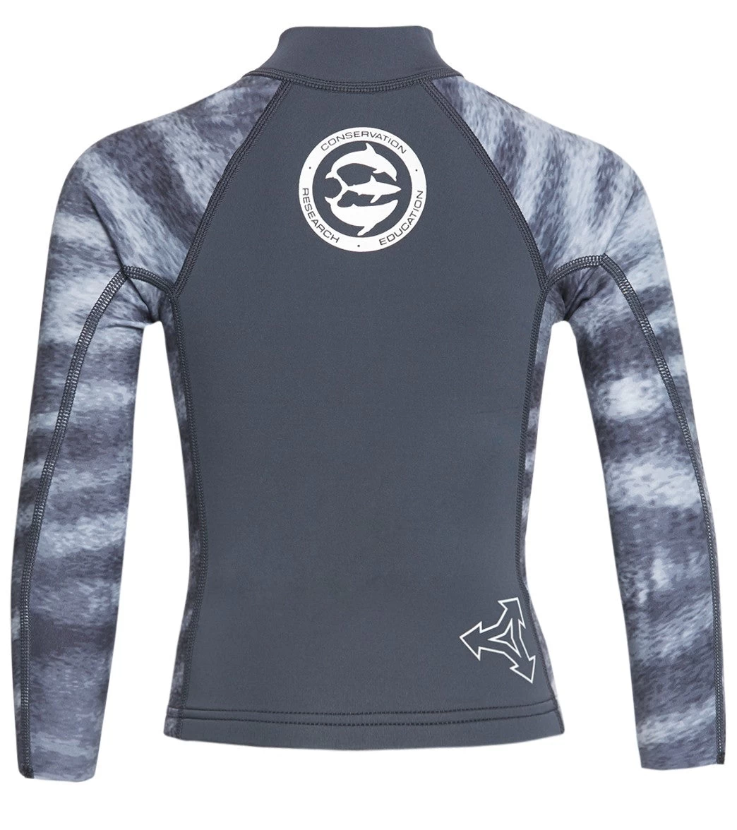 Xcel Juan Sharks Axis 2/1mm Long Sleeve Front Zip Jacket (Little Kid, Big Kid) - Image 2