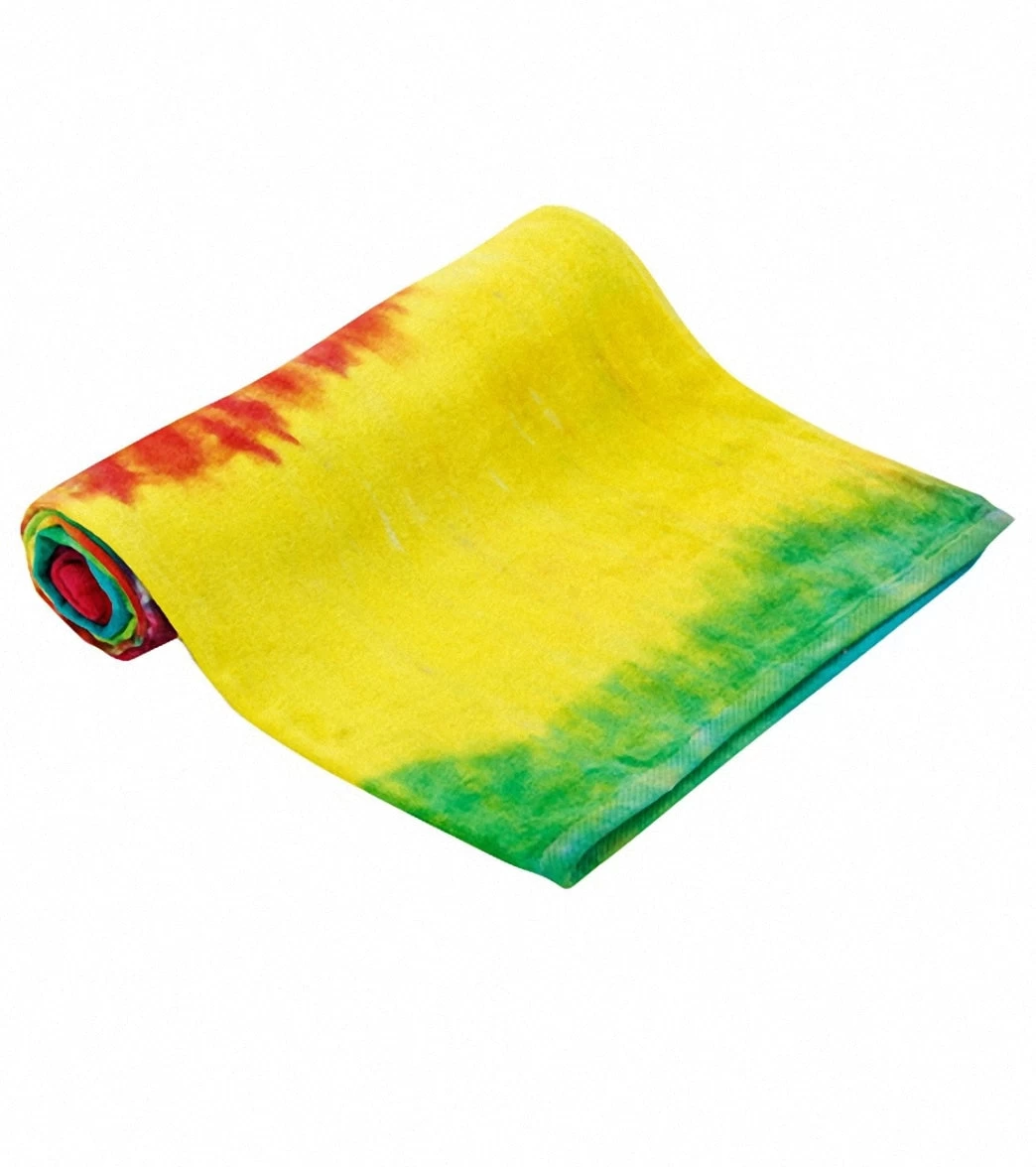 Terry Velour Tie Dye Beach Towel 30" X 60" - Image 2