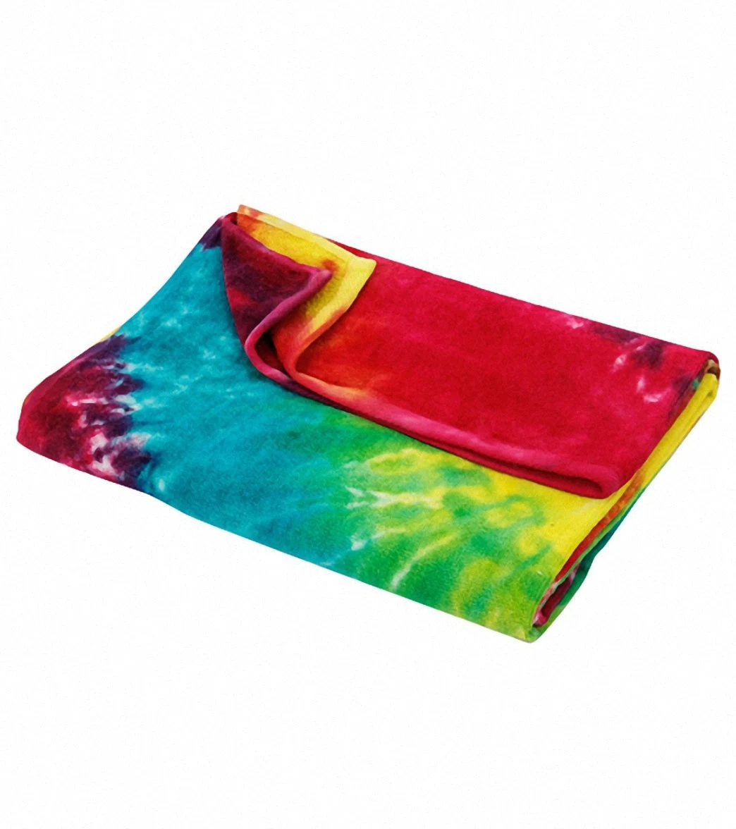 Terry Velour Tie Dye Beach Towel 30" X 60" - Image 3