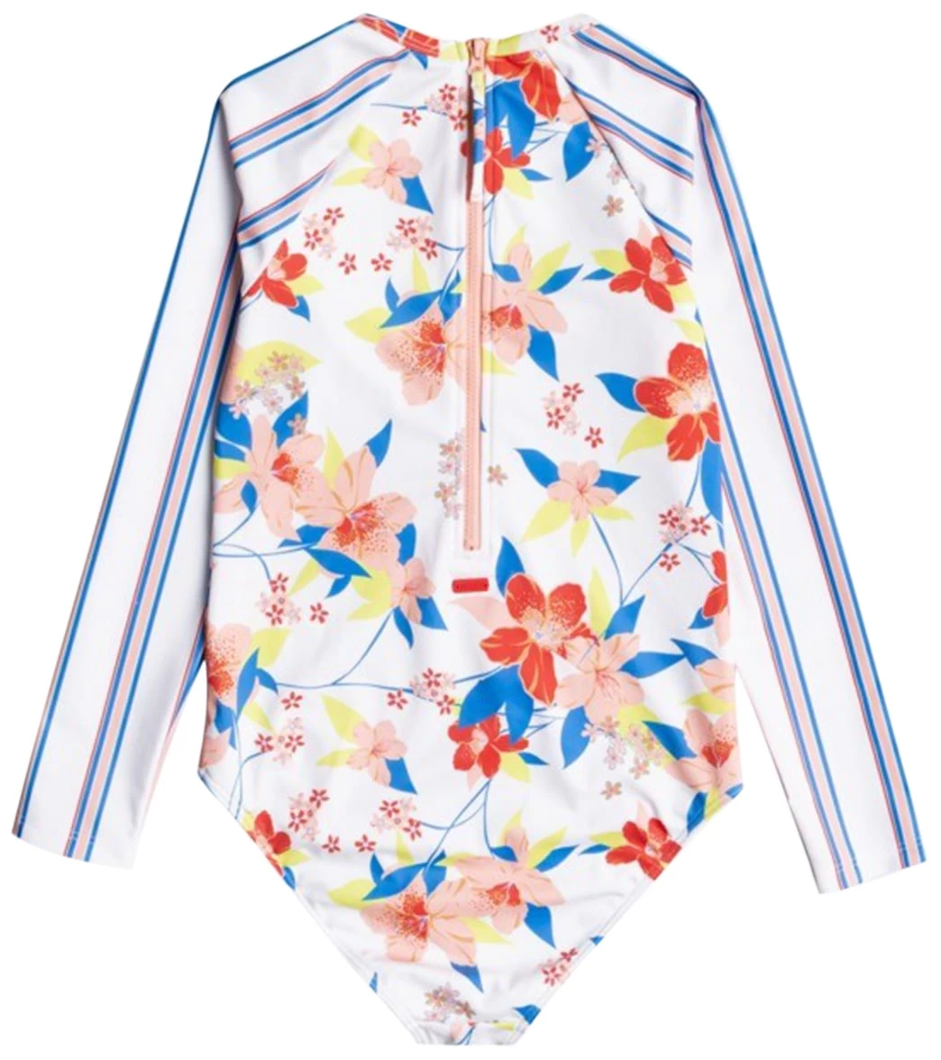 Roxy Girls' Friendly Flower Longsleeve One Piece Swimsuit - Image 2