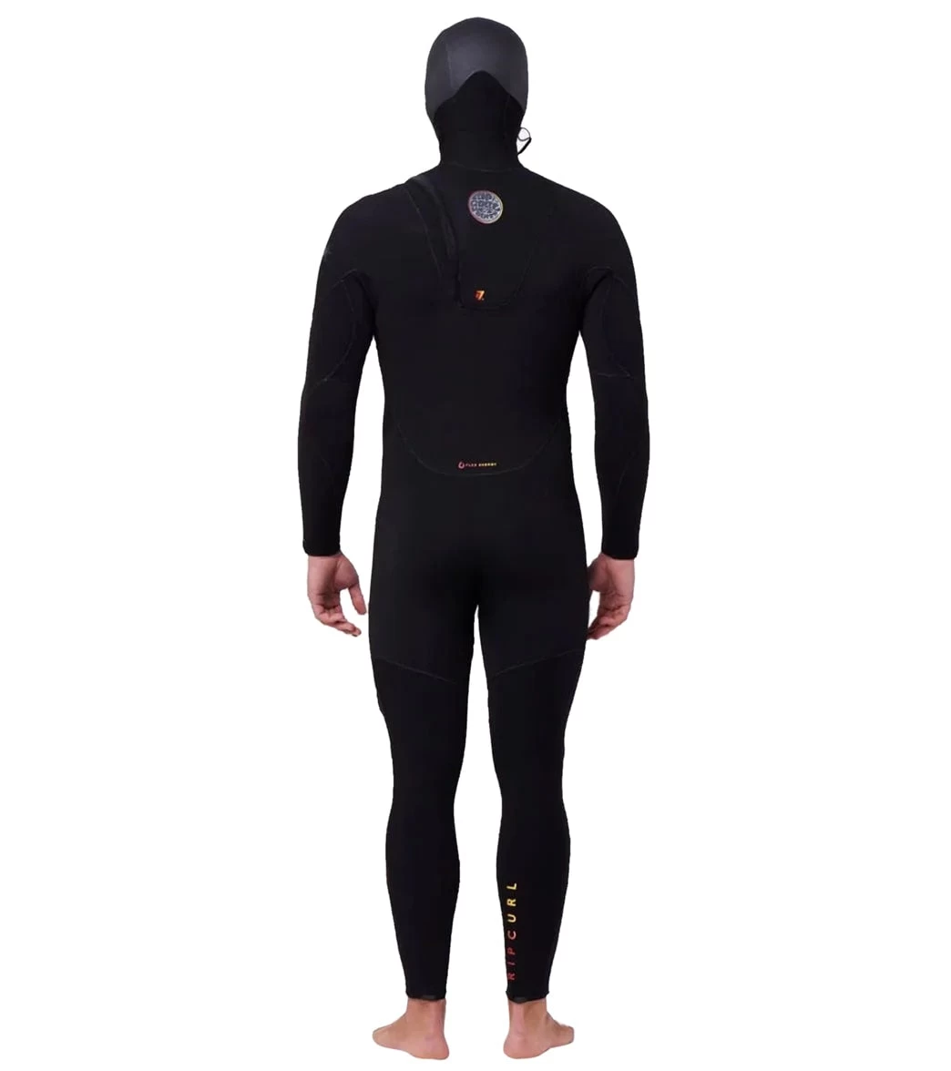 Rip Curl Men's 5/4mm Flashbomb Long Sleeve Heatseeker Hooded Zip Free Fullsuit Wetsuit - Image 3