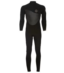 Rip Curl Men's 4/3mm Flasbomb Long Sleeve Heatseeker Zip Free Fullsuit Wetsuit