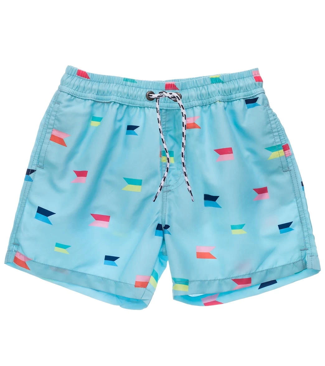 Boys' Maritime Fliers Volley Swim Trunk (Toddler, Little Kid, Big Kid)