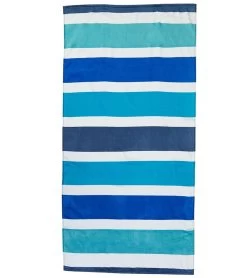 Dohler Sea Tone Stripes Beach Towel 30”X 60”