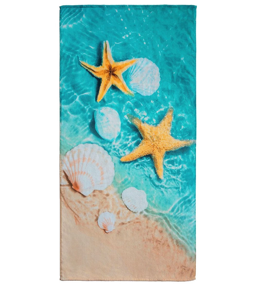 Dohler 3D Shells Beach Towel 30”X 60”