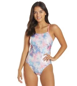 Unicorn Dreams Foil Micro Back One Piece Swimsuit