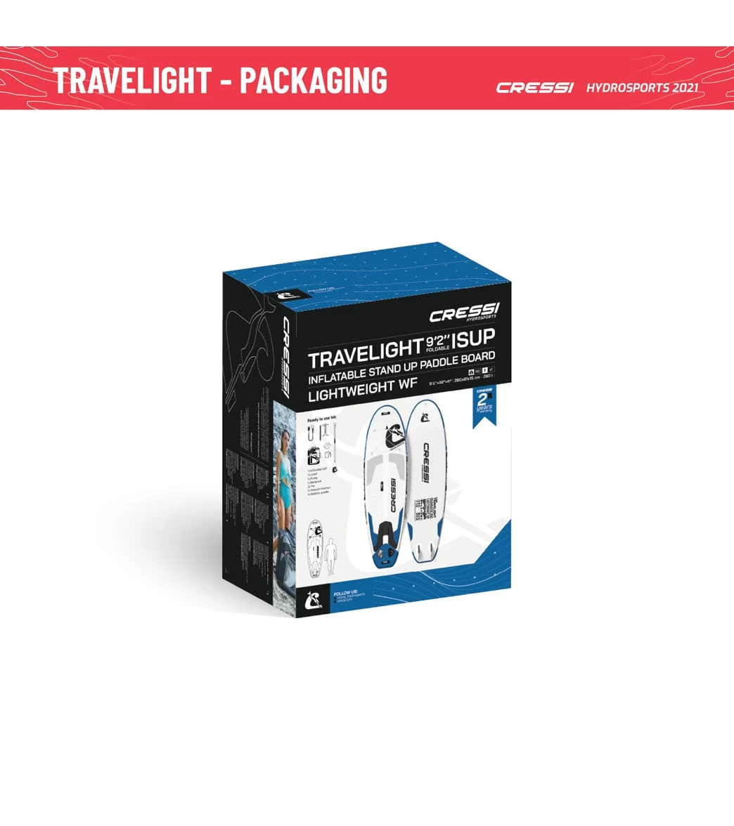 CRESSI Travelight Foldable 9โ2โโ Inflatable SUP Set - Image 10
