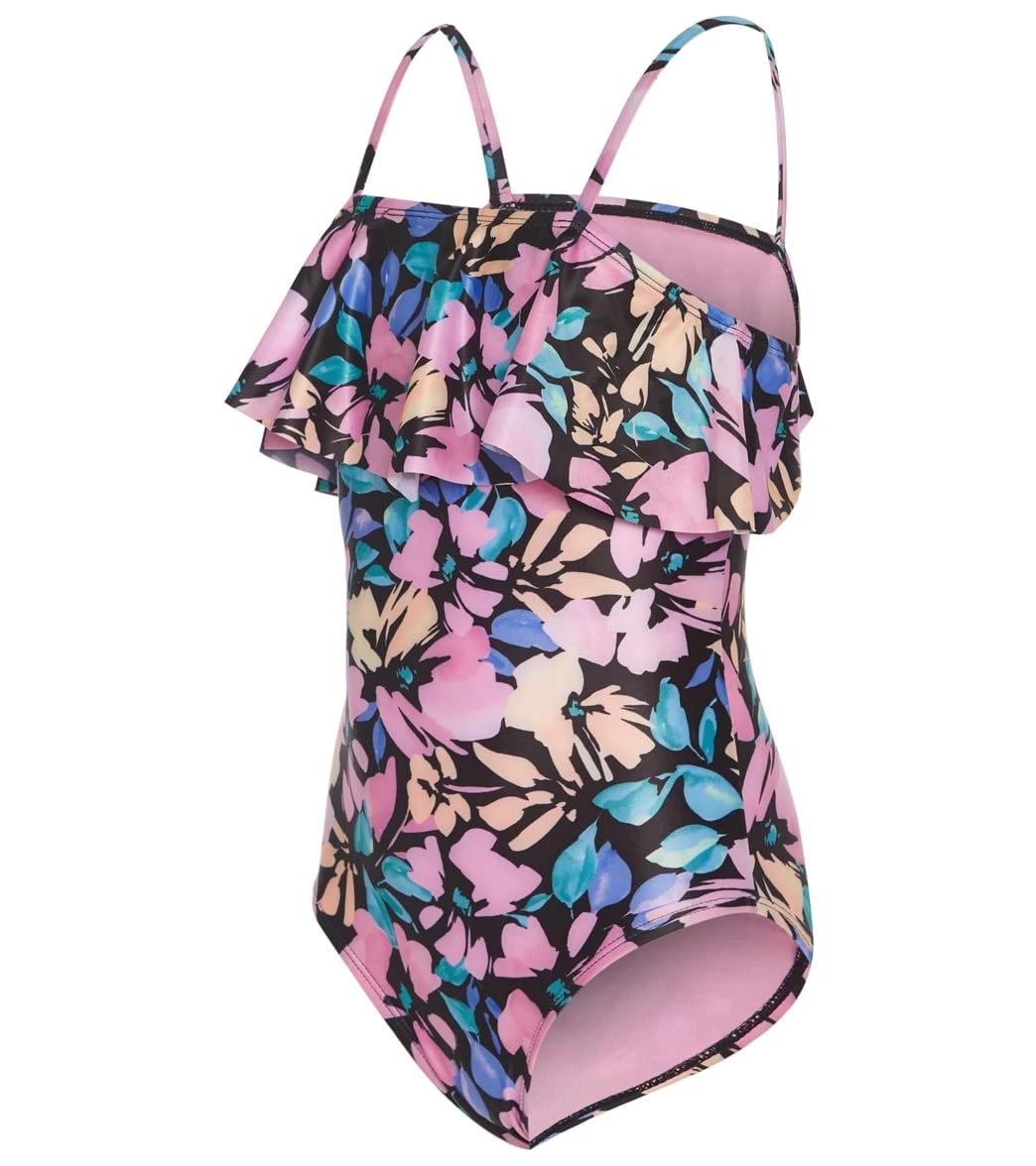 Girls' La Playa One Piece Swimsuit (Big Kid) - Image 2