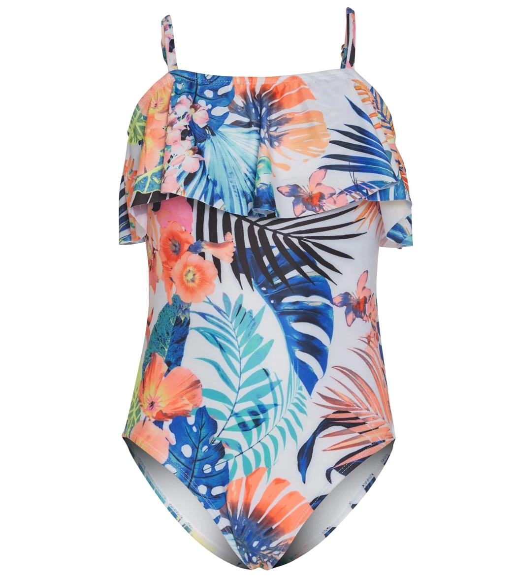Girls' La Playa One Piece Swimsuit (Big Kid)