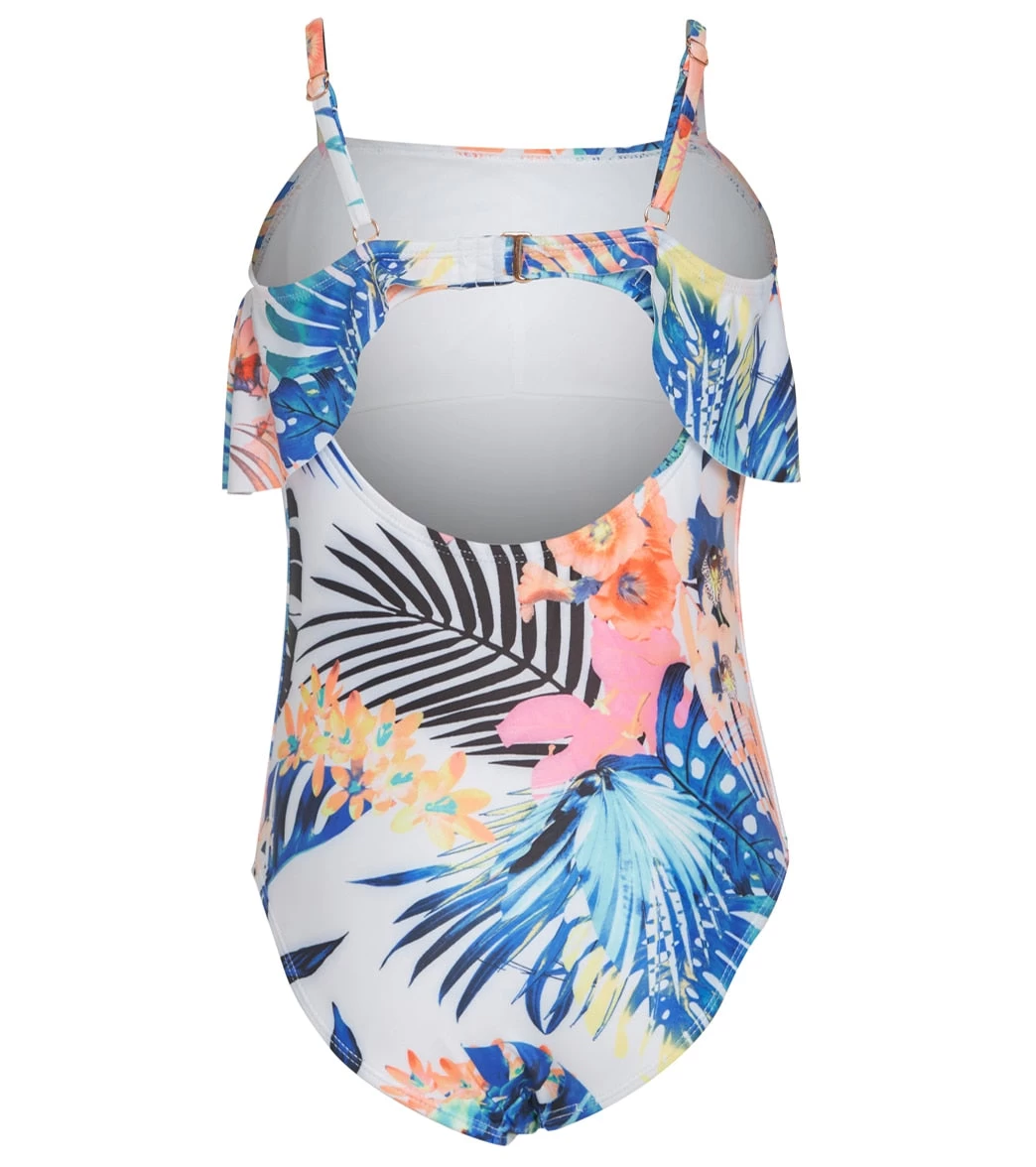 Girls' La Playa One Piece Swimsuit (Big Kid) - Image 2
