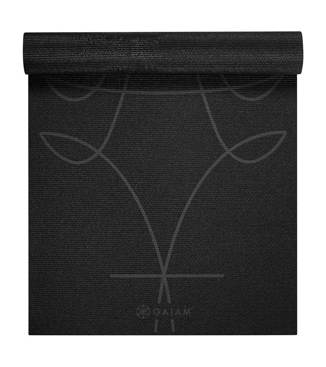 Gaiam 6mm Alignment Yoga Mat - Image 2