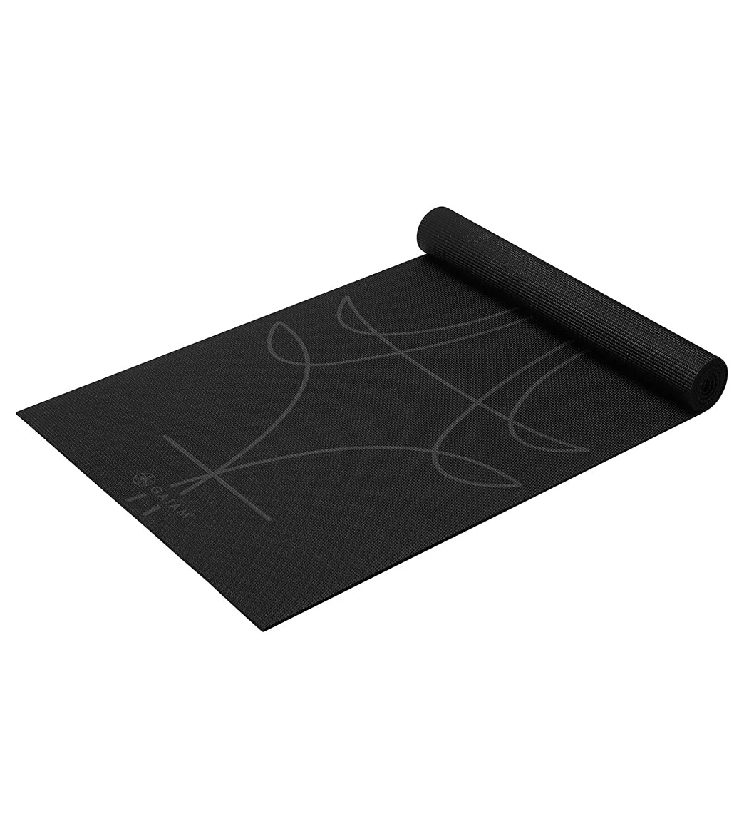 Gaiam 6mm Alignment Yoga Mat - Image 3