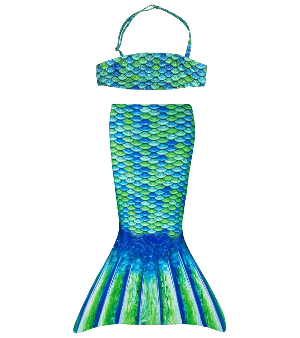 Aussie Green Mermaid Tail Set (Toddler)