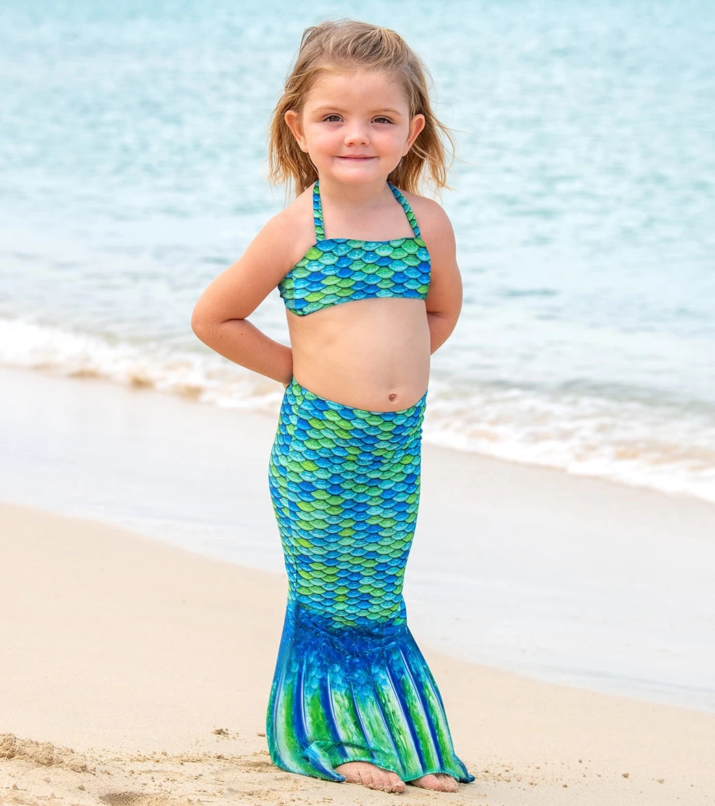 Aussie Green Mermaid Tail Set (Toddler) - Image 2