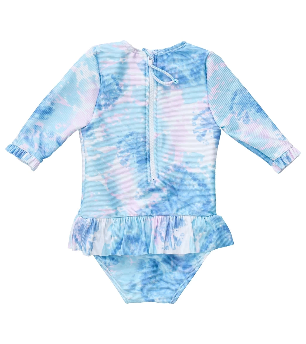 Girls' Sky Dye 3/4 Sleeve Surf Suit (Baby, Toddler) - Image 2
