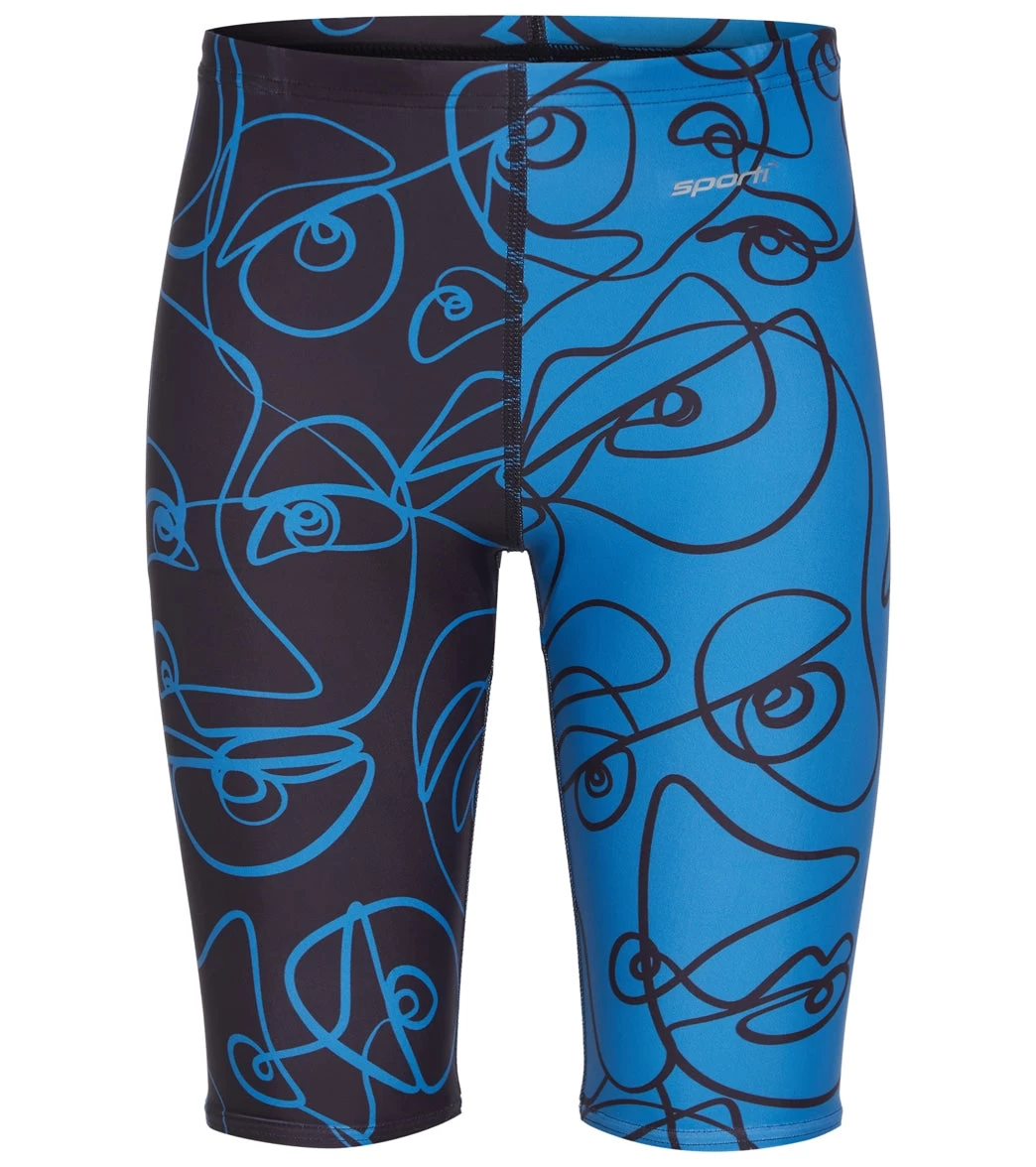 Sporti X ALILscribble Limited Edition Divide Jammer Swimsuit Youth (22-28) - Image 2