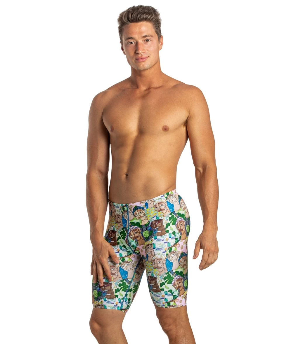 Sporti X Mat Chavez Limited Edition Chlorine Machines Jammer Swimsuit - Image 5