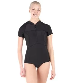 Level Six 1.2mm Neoprene Sally Short Sleeve One Piece Swimsuit