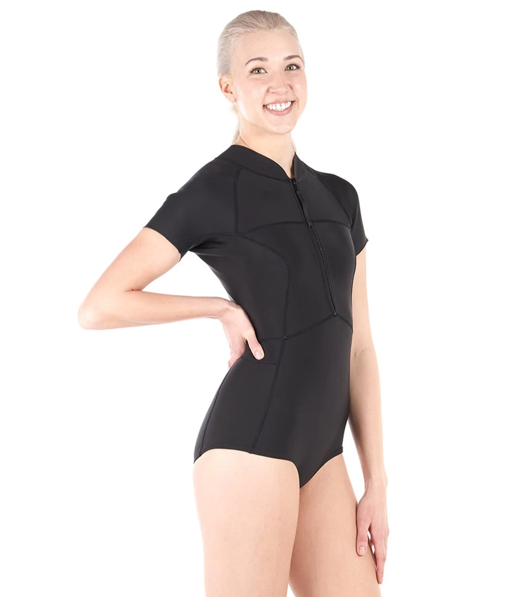 Level Six 1.2mm Neoprene Sally Short Sleeve One Piece Swimsuit - Image 2