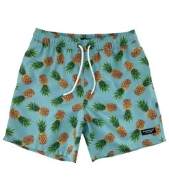 Men's 17" The Pineapples Printed Swim Trunks