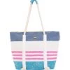Pastel Colored Stripe Shoulder Bag