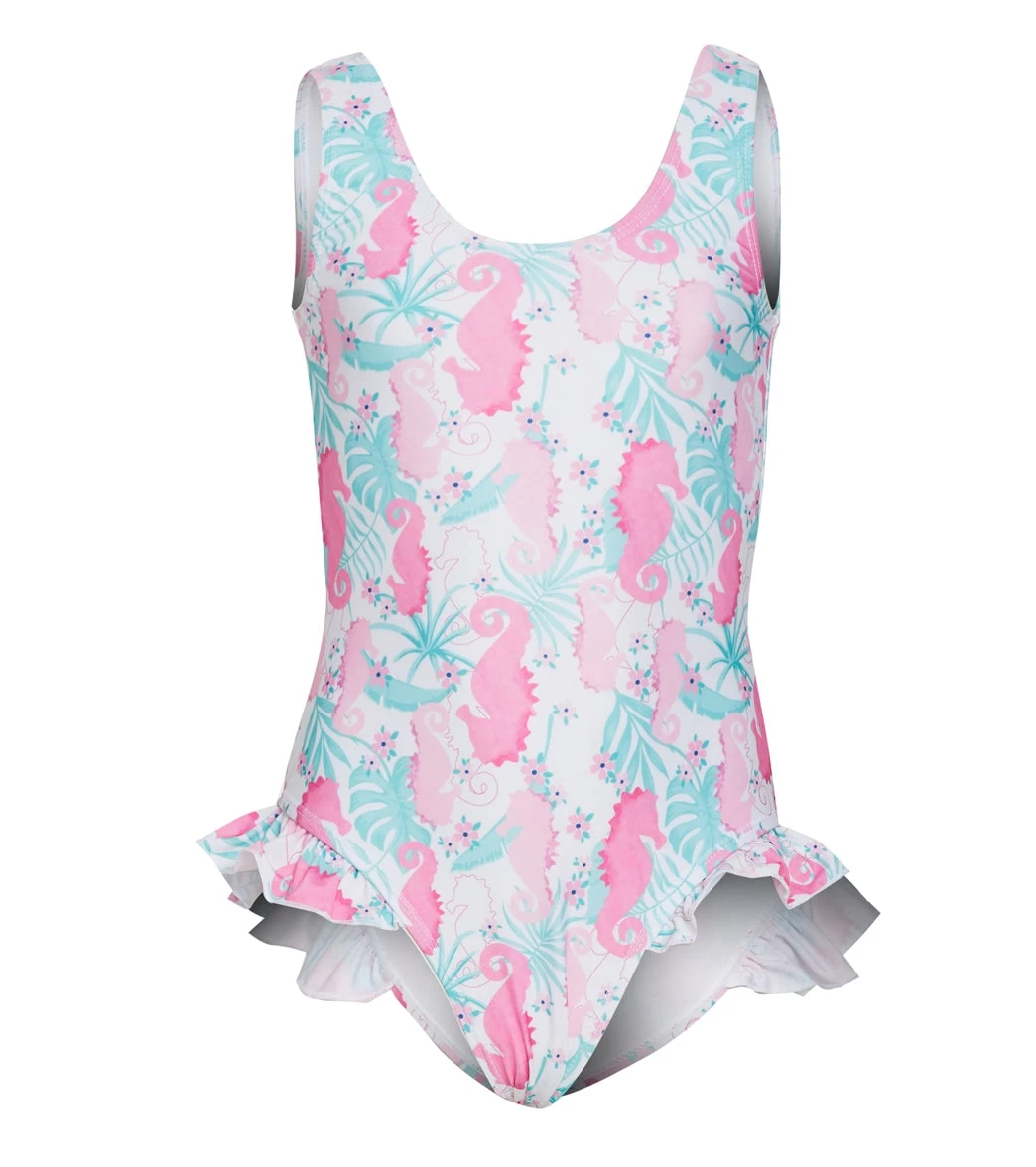 Girls' Magic Seahorse Delaney UPF 50+ Delaney One Piece Swimsuit (Baby, Toddler, Little Kid)