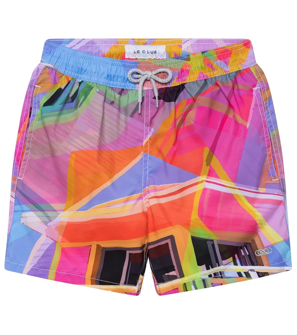 Boys' Miami Beach Tower 2 Swim Trunks (Toddler, Little Kid, Big Kid)