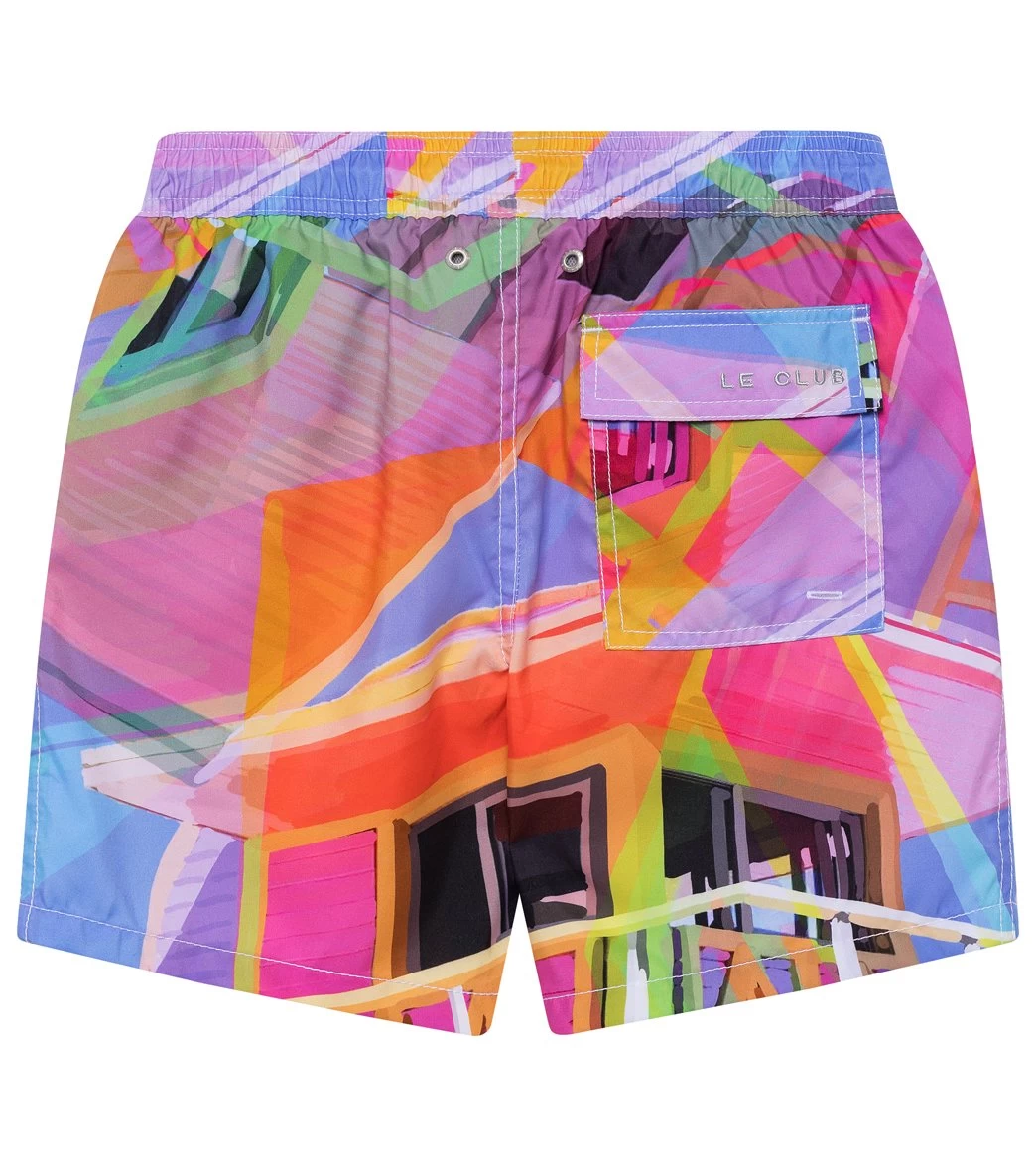 Boys' Miami Beach Tower 2 Swim Trunks (Toddler, Little Kid, Big Kid) - Image 2