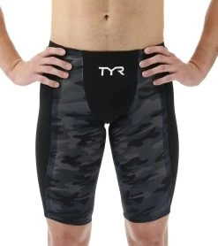TYR Men's Shockwave High Waist Camo Jammer Tech Suit Swimsuit