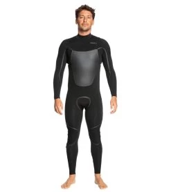 Quiksilver Men's 3/2mm Marathon Sessions Chest Zip Fullsuit Wetsuit
