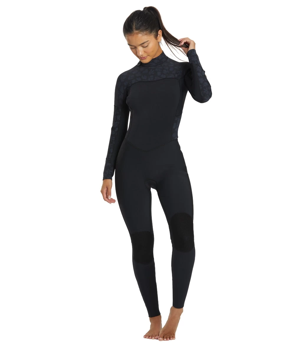 Roxy Women's 3/2mm Swell Series GBS Back Zip Fullsuit Wetsuit