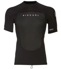 Rip Curl Men's 1.5mm Omega Short Sleeve Back Zip Wetsuit Jacket