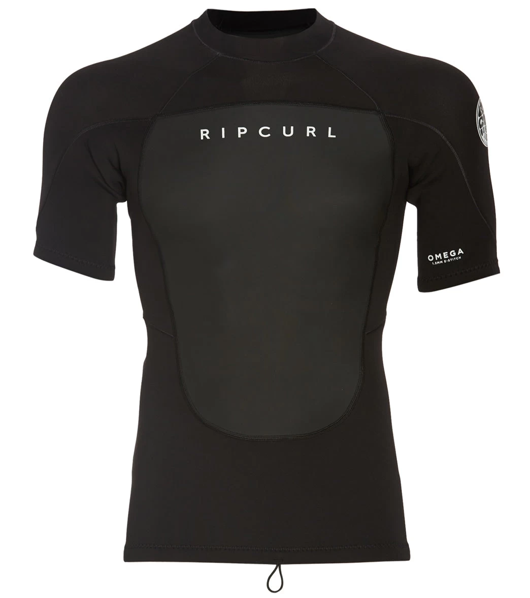 Rip Curl Men's 1.5mm Omega Short Sleeve Back Zip Wetsuit Jacket