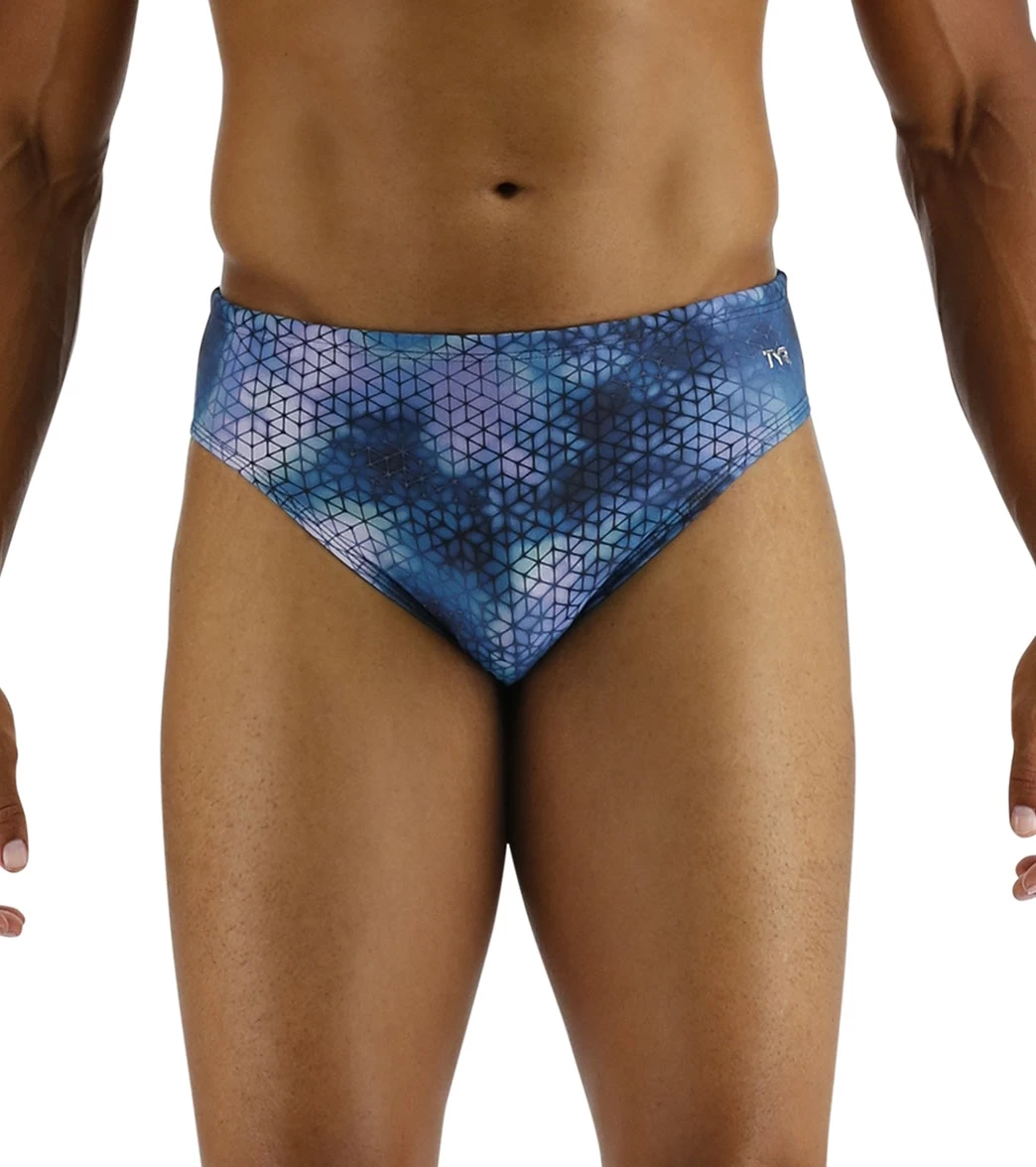 TYR Men's Starhex Racer Brief Swimsuit - Image 4