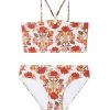 Seafolly Girls' Papillon 3 Piece Bikini Set (Big Kid)