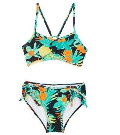 Seafolly Girls' Tropical Nights Two Piece Bikini Set (Big Kid)