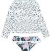 Girls' Sandy Toes Long Sleeve Two Piece Set (Toddler, Little Kid)