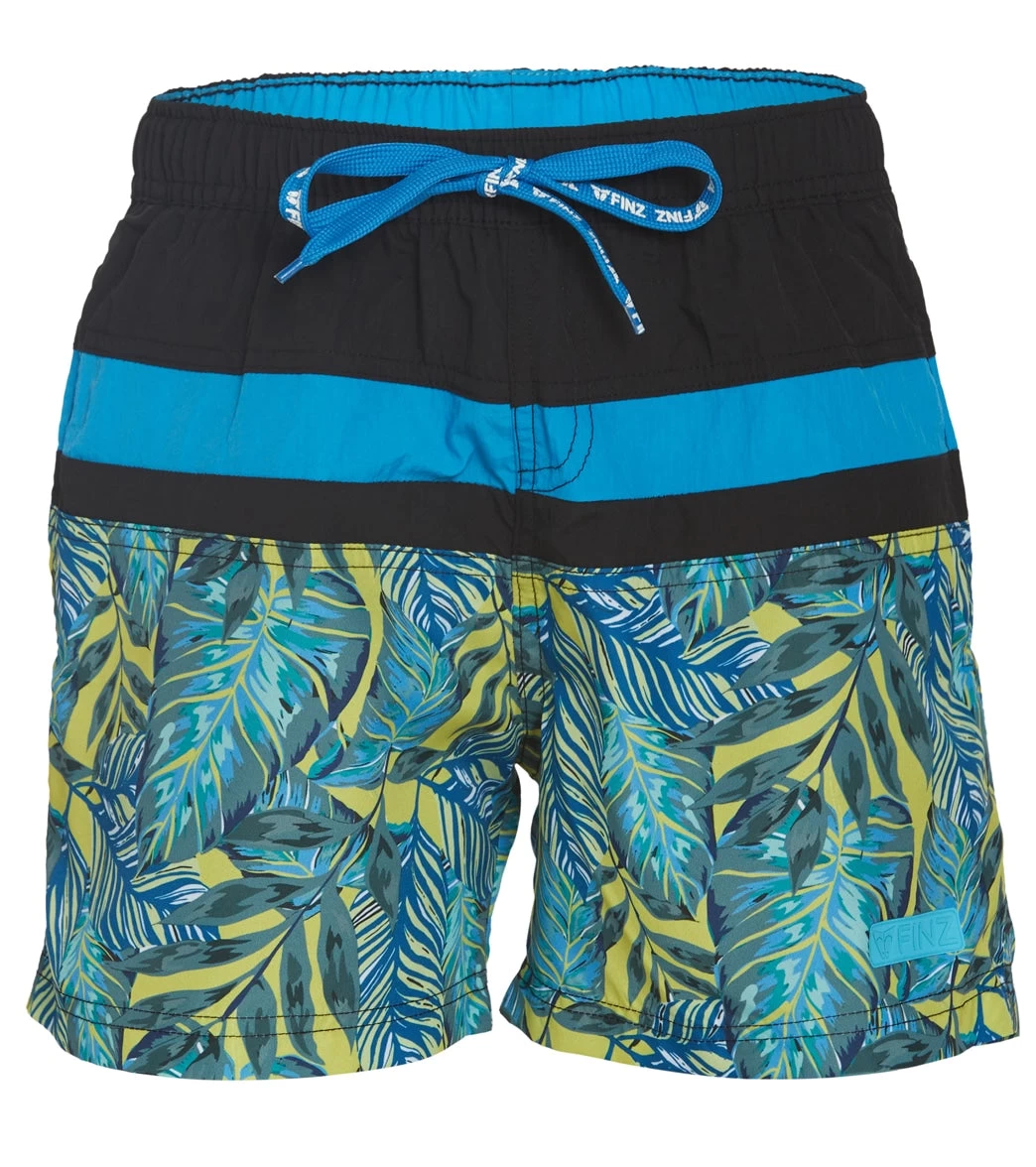 Boys' Tropical Leaf Splice Swim Trunks (Little Kid, Big Kid)